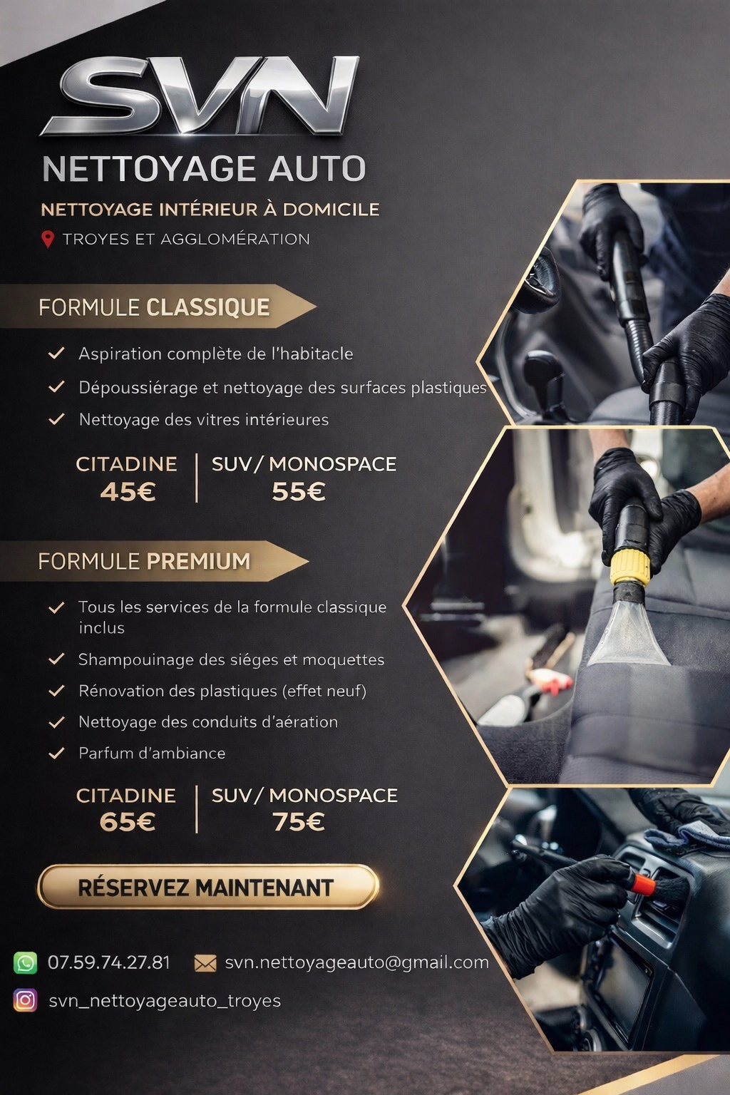 Flyer des services